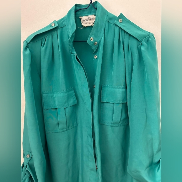 Vinted trench silky dress 1970 by IrvingNailler - Picture 4 of 5